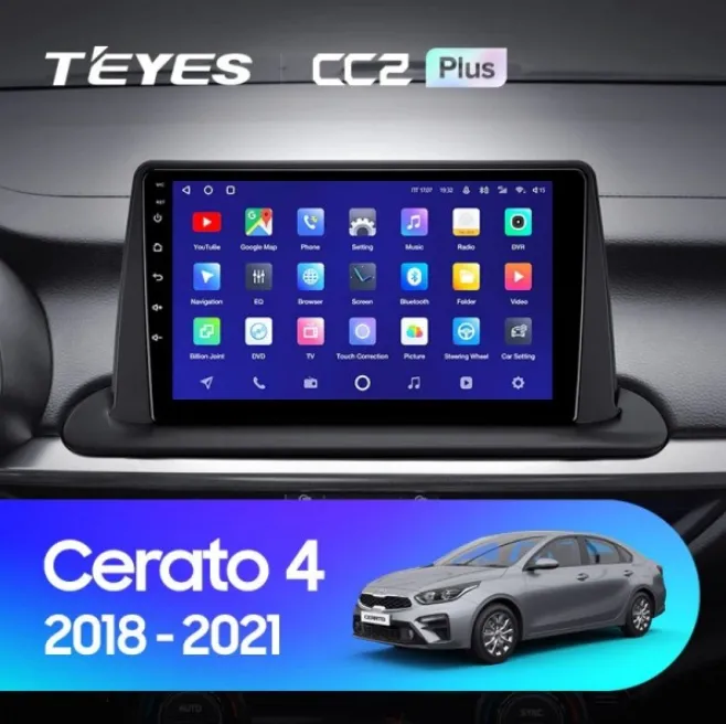 ШГУ Teyes CC2 Plus 3/32 GB Plus Kia Cerato 4 2018+