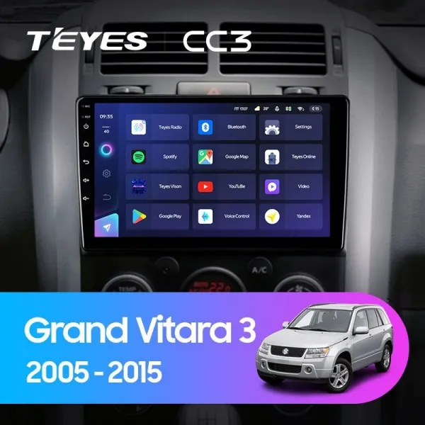 ШГУ Teyes CC3 3/32 GB Suzuki Grand Vitara 3 2005-2015