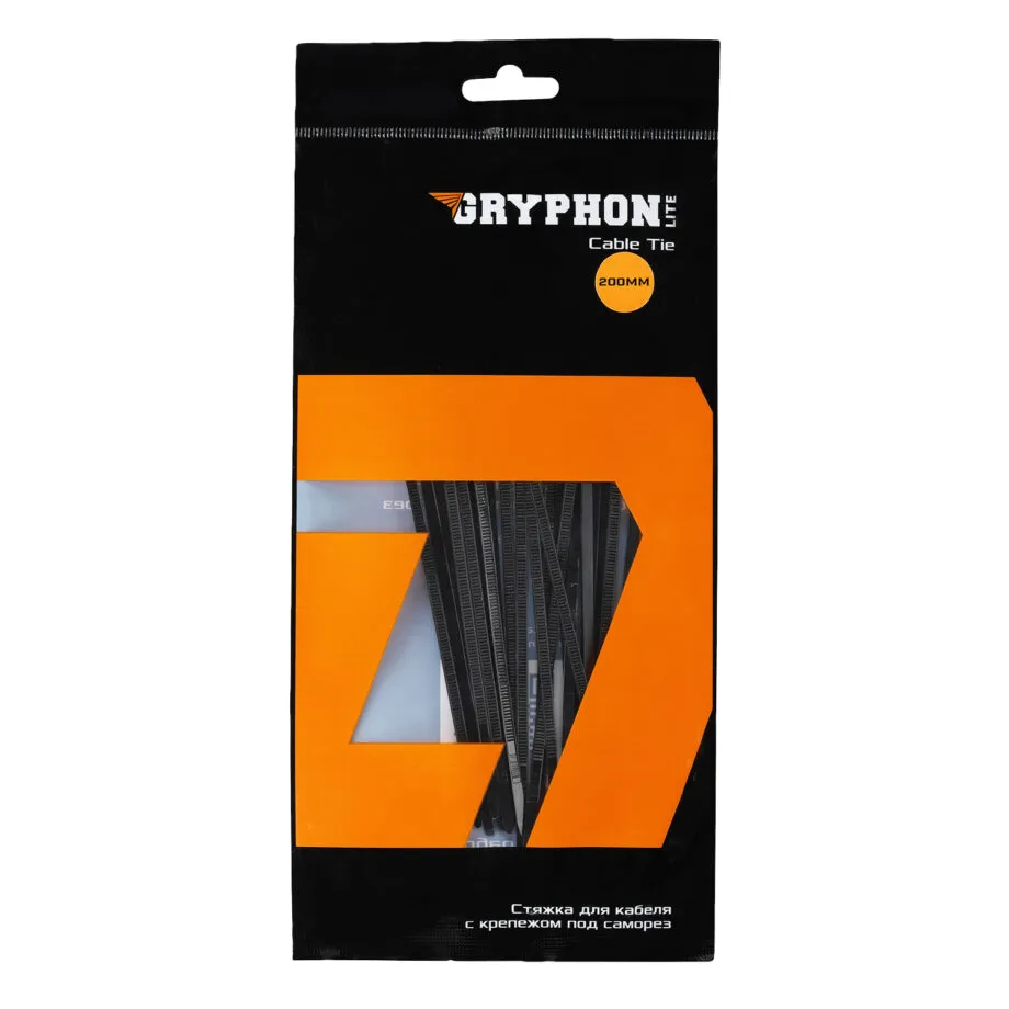 Стяжка Dl Audio Gryphon Lite Cable Tie 200мм (1уп-50шт)