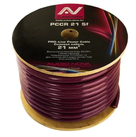 Силовой кабель AUDIO NOVA PCCR 21 Sf PRO-Line (1б-25м)(1м)