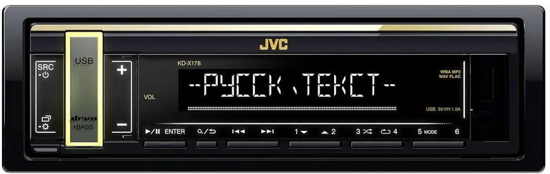 USB - ресивер JVC KD-X178