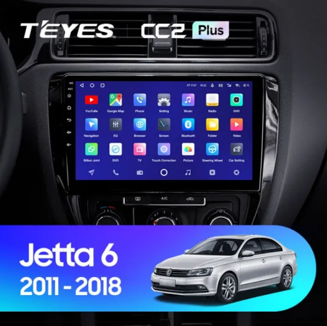 ШГУ Teyes CC2 Plus 3/32 GB Volkswagen Jetta 6 2011-2018