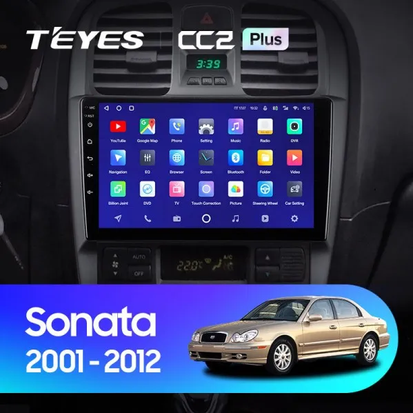 ШГУ Teyes CC2 Plus 3/32 GB Hyundai Sonata EF 2001-2012