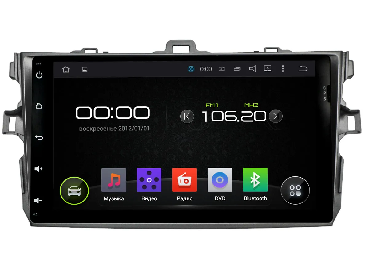 ШГУ INCAR AHR-2234 Toyota Corolla 06-11 Android 5.1/1024*600,wi-fi, 8"