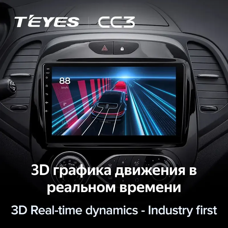 Комплект магнитолы TEYES CC3L 9.0" для Renault Kaptur