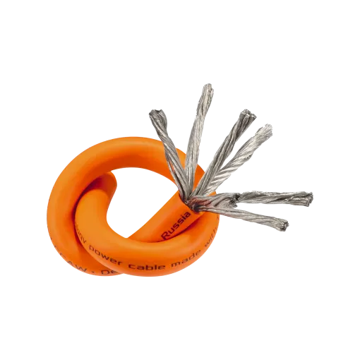 Силовой кабель DL Audio Raven Power Cable 0 Ga Orange (1б-20м) (1м)