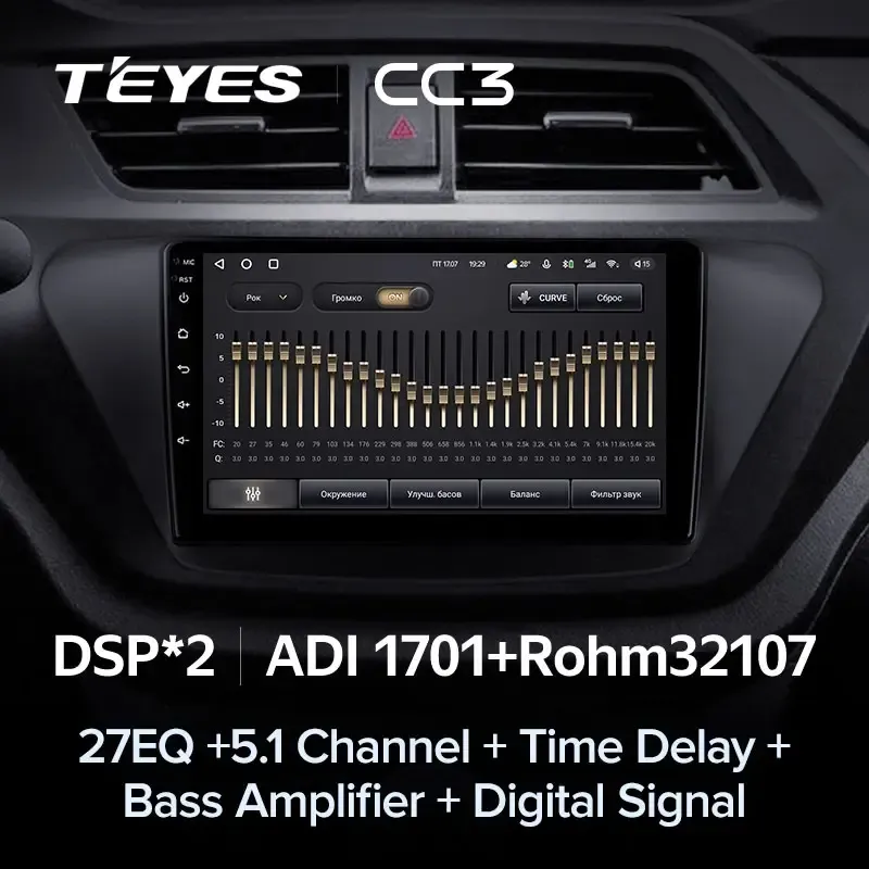 Комплект магнитолы TEYES CC3L 9.0" для LIFAN X50