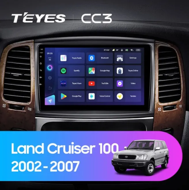ШГУ Teyes CC3 3/32 GB  Toyota Land Cruiser LC100 2002-2007