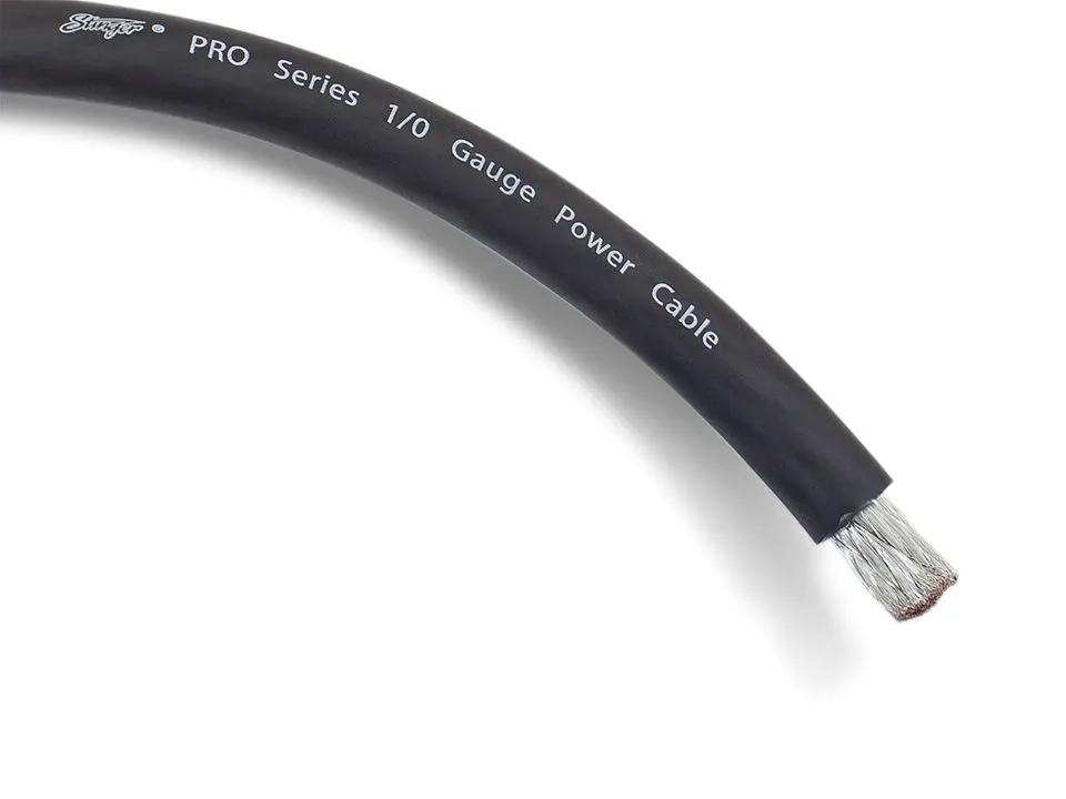 Силовой кабель Stinger SPW10TB 0GA (1б-15.24м)(1м)