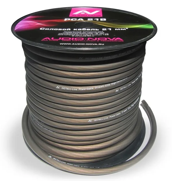 Силовой кабель AUDIO NOVA PCA 21B (1б-50м)(1м)