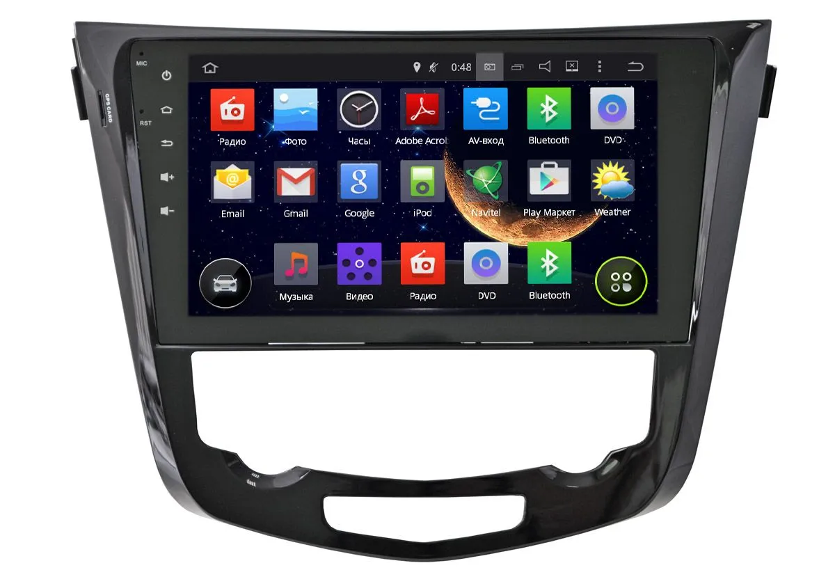 ШГУ INCAR AHR-6281 Nissan X-Trail, Qashqai 15+ Android 4.4.4/1024*600, wi-fi