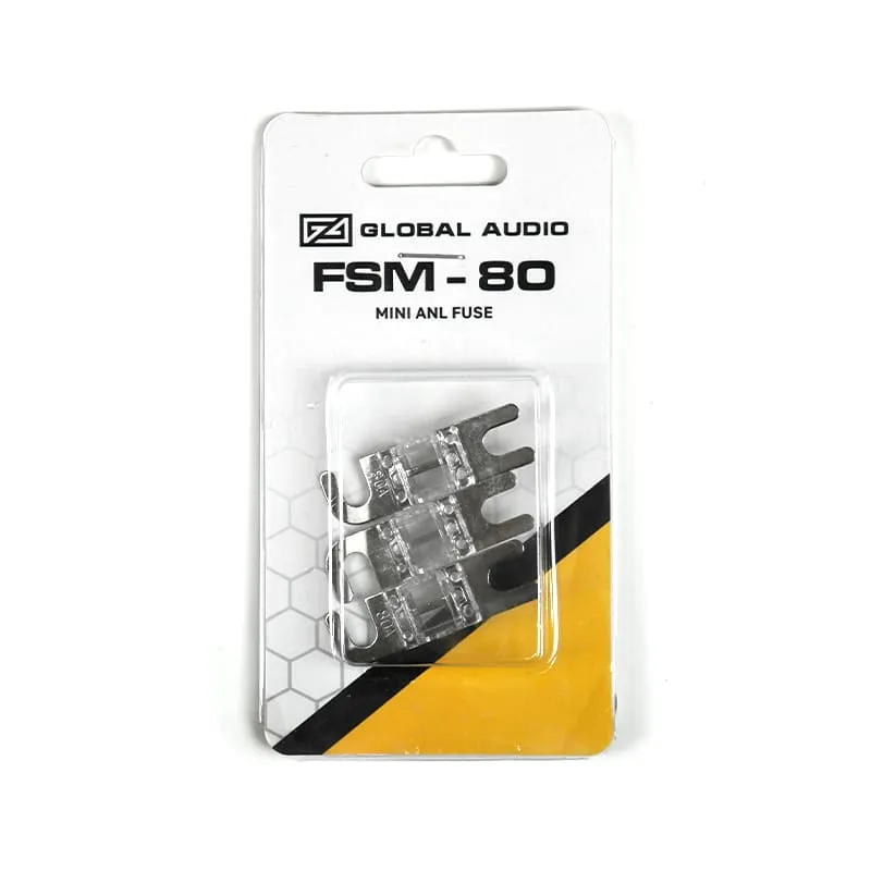 Предохранитель Global Audio FSM-80, 80A  (1уп.- 4шт.)