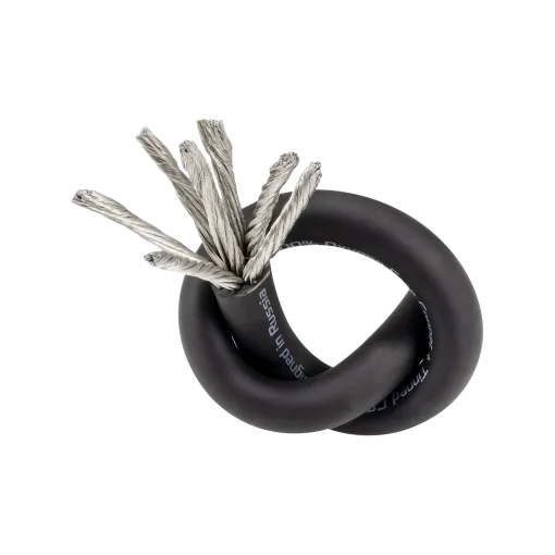 Силовой кабель DL Audio Raven Power Cable 0 Ga Black (1б-20м) (1м)