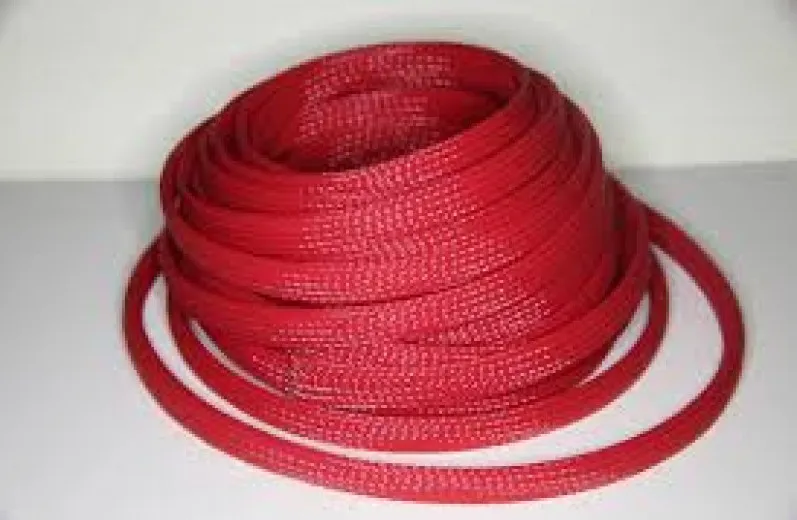 Защитная кабельная оплетка Global Audio PCB-12R красная (1б-50м) (1м)