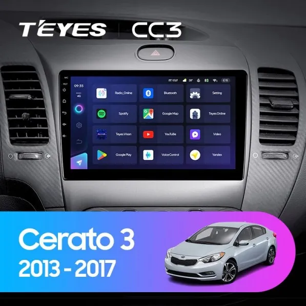 ШГУ Teyes CC3 3/32 GB KIA Cerato 3 2013-2018