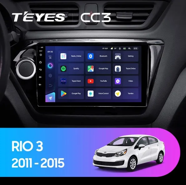 ШГУ Teyes CC3 3/32 GB KIA Rio 3 2011-2017