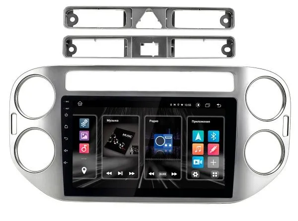 ШГУ INCAR DTA-8604 VW Tiguan 10-15 Android 9"