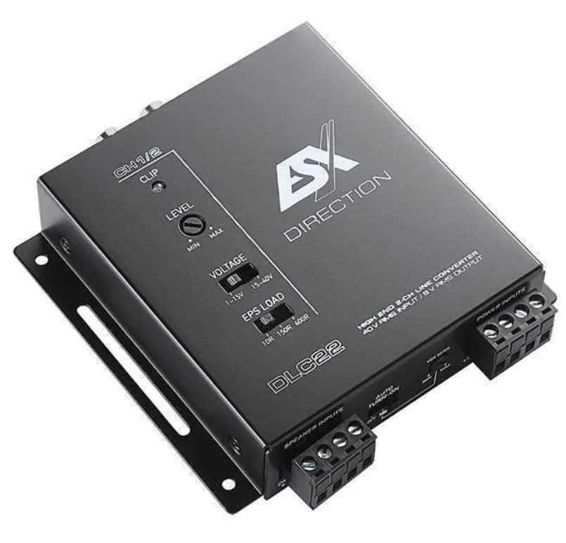 Прeобразователь уровня сигнала ESX 2-х канальный DLC22