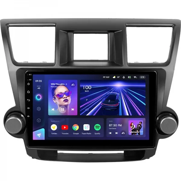 ШГУ Teyes CC3 6/128 GB Toyota Highlander 2 XU40 2007-2013