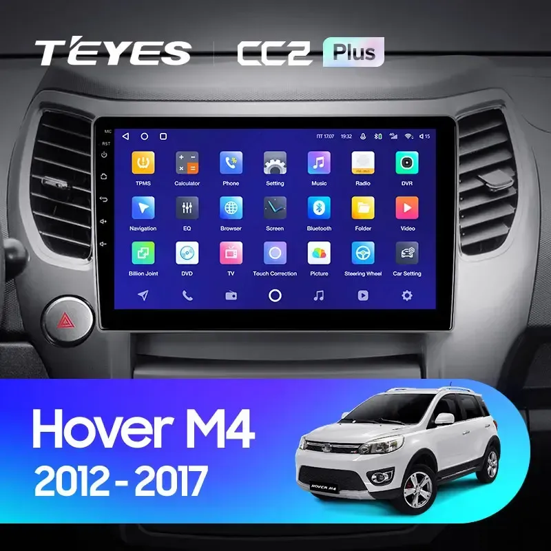 Комплект магнитолы TEYES CC2 Plus 10.2" для Great Wall Hover M4