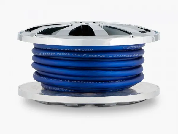 Силовой кабель Stinger Anaconda Blue 2Ga (1б-15м)(1м)