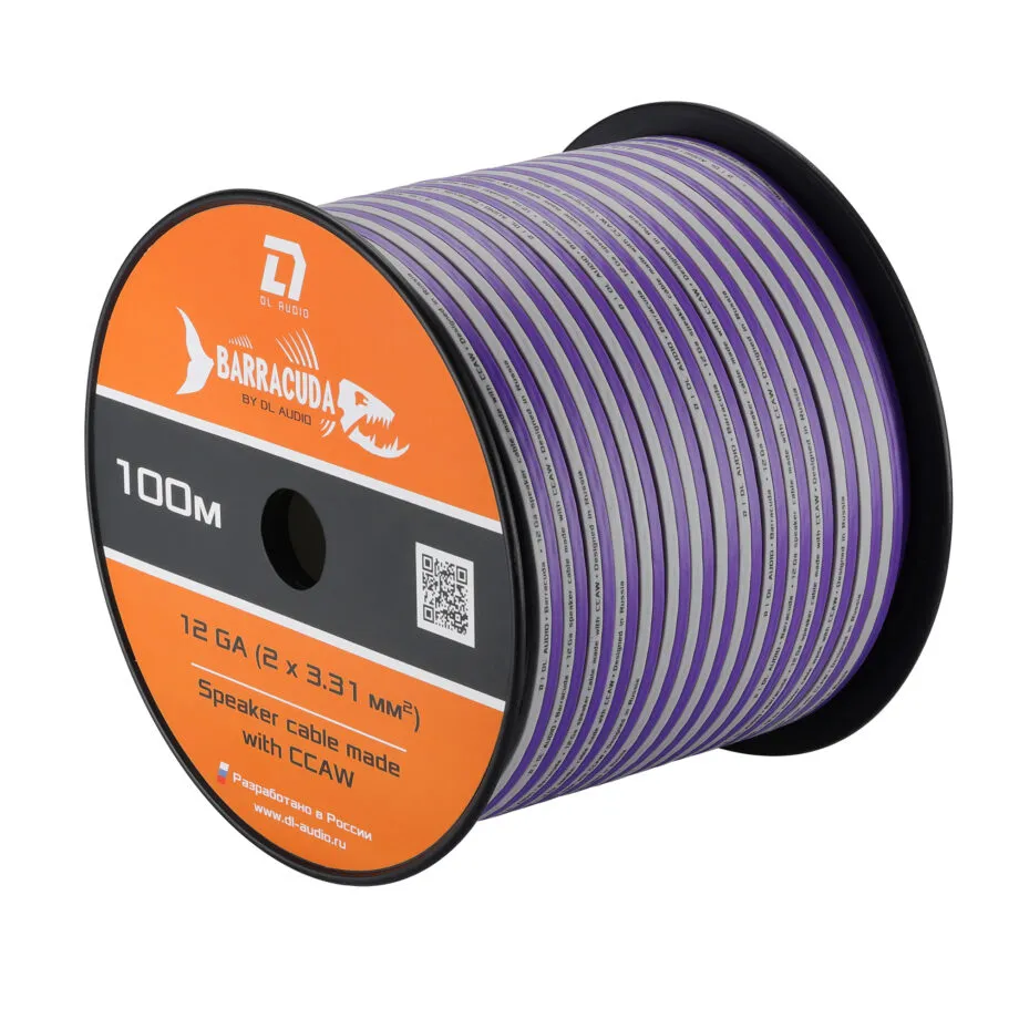 Акустический кабель DL Audio Barracuda Speaker Cable 12 Ga (1б-100) (1м)