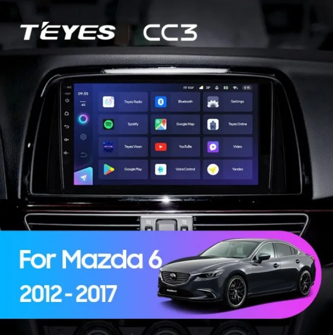 ШГУ Teyes CC3 3/32 GB Mazda 6 GL GJ 2012-2017