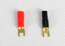FSD audio TS-8 клемма силовая "вилка" 8GA (1уп-4шт)
