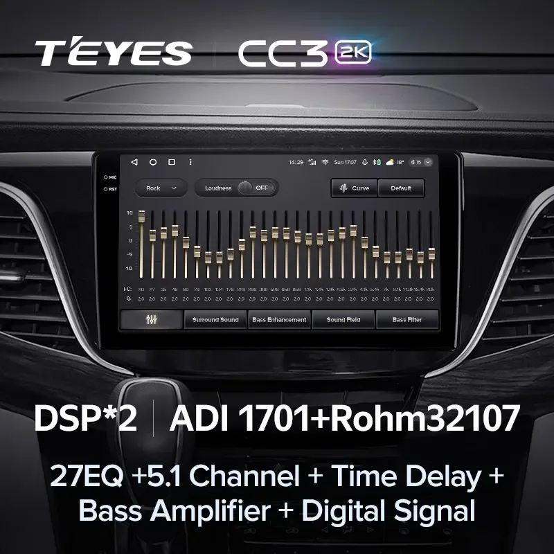 Комплект магнитолы TEYES CC3 2K 10.36" для Buick GL8 III 2017-2023