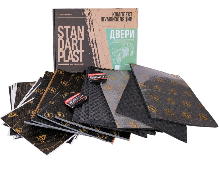 Комплект шумоизоляции для дверей Premium (гофроящик)