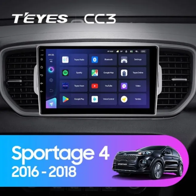 ШГУ Teyes CC3 4/64 GB Kia Sportage 4 2016-2018
