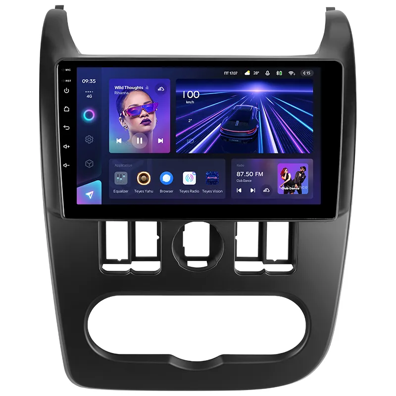 Рамка переходная + UMS-провод Teyes LADA largus 2012-2021,9"