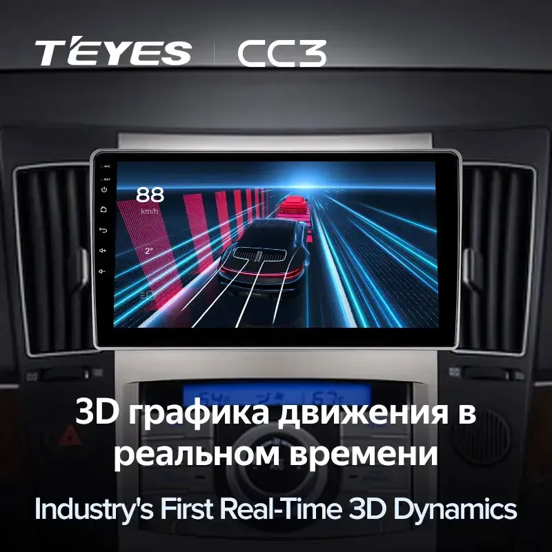 Комплект магнитолы TEYES CC3L 9.0" для Hyundai Veracruz