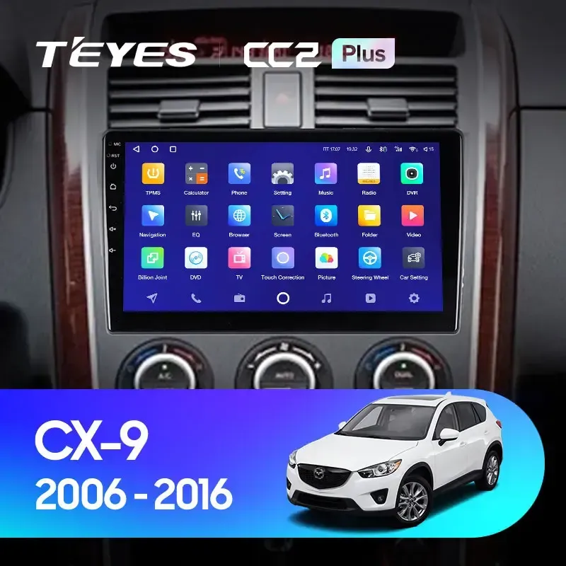 Комплект магнитолы TEYES CC2 Plus 10.2" для Mazda CX-9 I 2006-2016