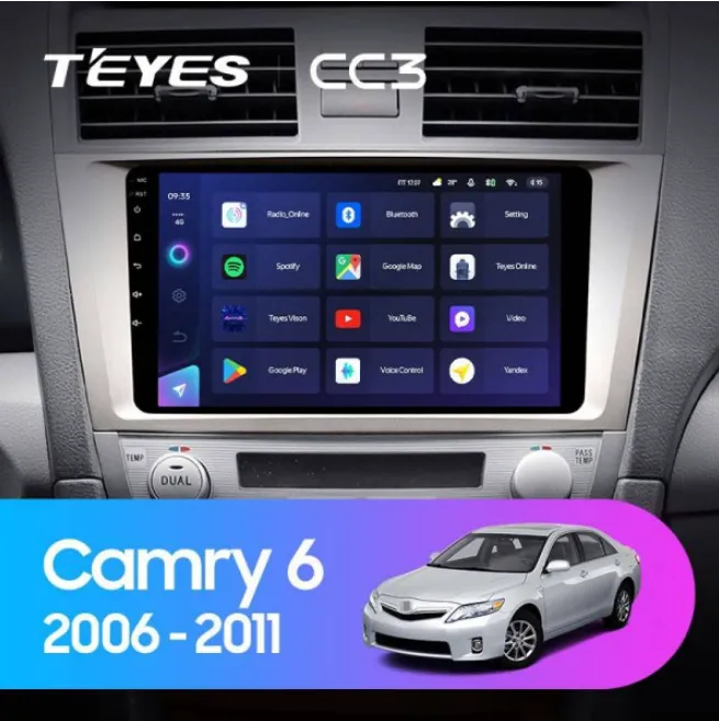 ШГУ Teyes CC3 3/32 GB Toyota Camry 40 9 2006-2011 CAN