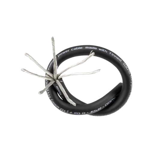 Силовой кабель DL Audio Raven Power Cable 8 Ga Black (1б-100м) (1м)