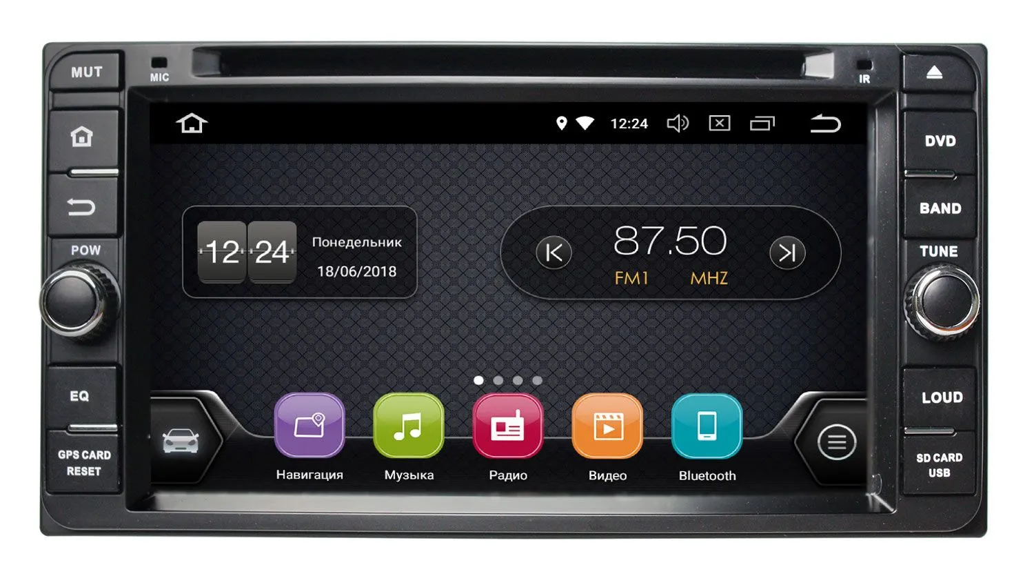 ШГУ INCAR TSA-2240 UNIVERSAL 2din (Android ) 7"