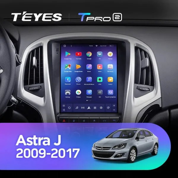 ШГУ Teyes Tpro 2 4/64 GB Opel Astra J 2009-2017 9.7"