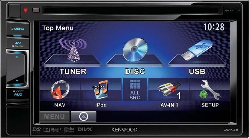 DVD - ресивер Kenwood DDX-35  