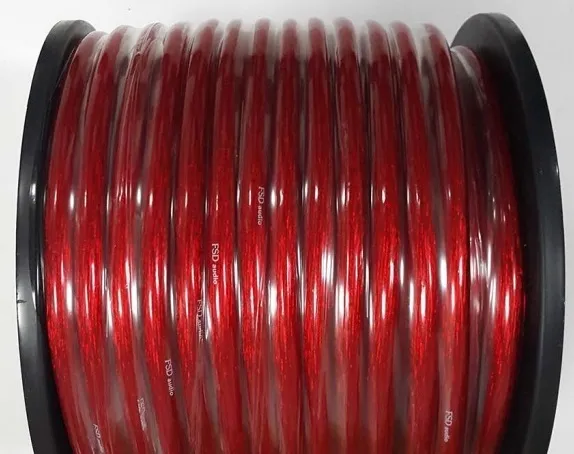 Силовой кабель FSD audio BPC-04GA Red (1б-50м) (1м)