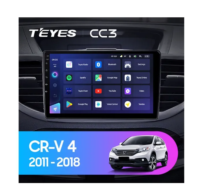 ШГУ Teyes CC3 2К 4/64 GB Honda CRV CR-V 4 RM RE 2011-2018
