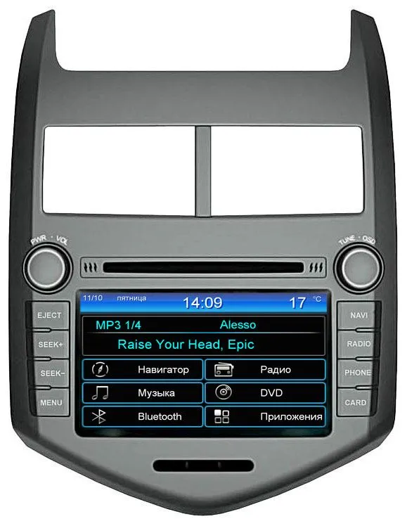 ШГУ INTRO CHR-3117 (CHEVROLET AVEO) DVD 2din