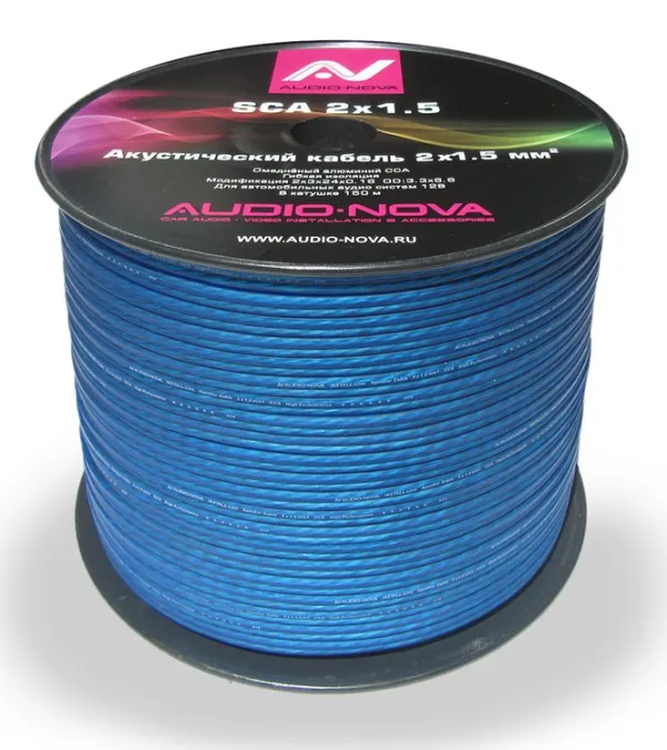 Акустический кабель AUDIO NOVA SCA 2x4 (1б-100м) (1м)
