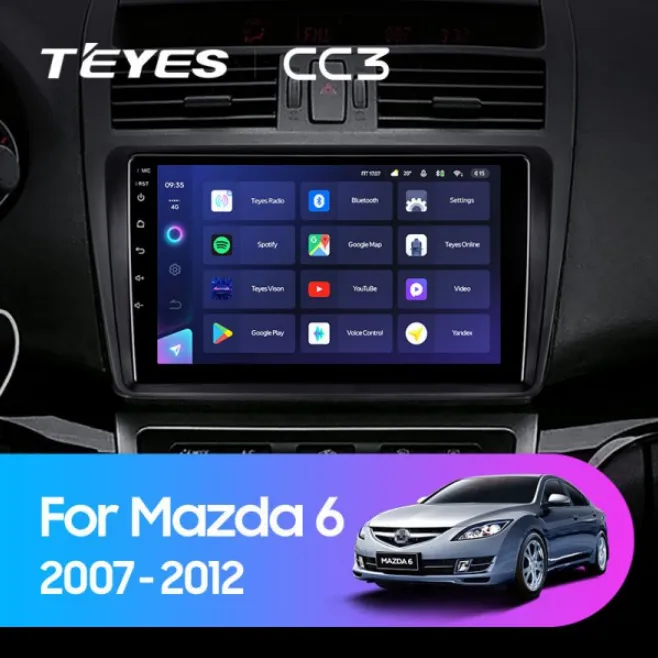 ШГУ Teyes CC3 4/64 GB Mazda 6 GH 2007-2012