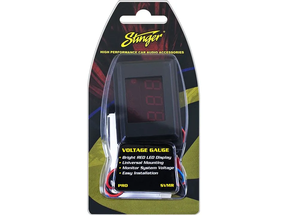 Вольтметр цифровой Stinger SVMR (красный дисплей)