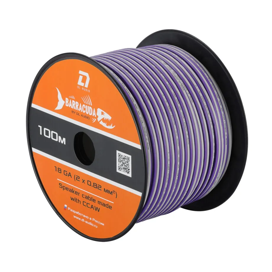 Акустический кабель DL Audio Barracuda Speaker Cable 18 Ga (1б-100) (1м)