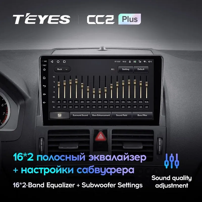Комплект магнитолы TEYES CC2 Plus 9.0" для Renault Clio IV 2012-2016