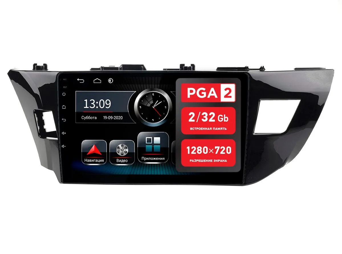 ШГУ INCAR PGA 2 2221 Toyota Corolla 13-15 Android 8.1 10"