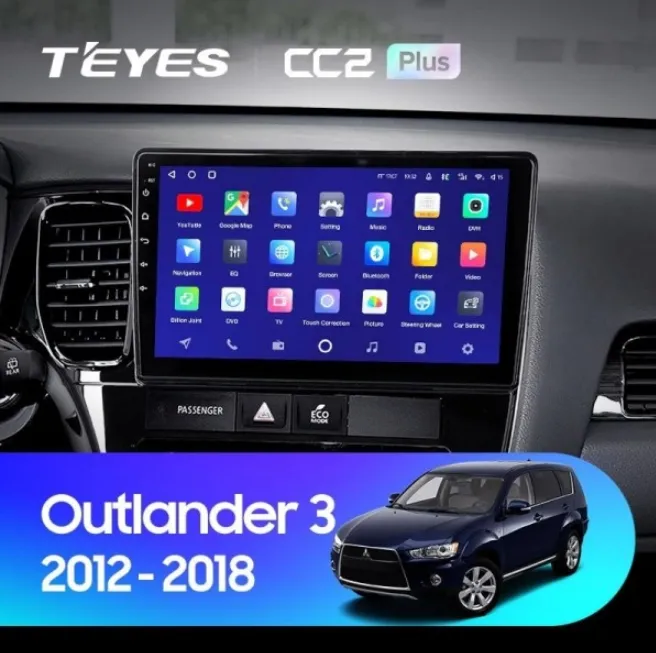 ШГУ Teyes CC2 Plus 4/64 GB Mitsubishi Outlander 3