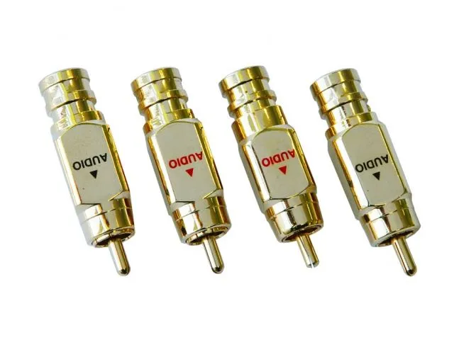 RCA - разъем INCAR Hi-Fi (2шт красн + 2шт черн)
